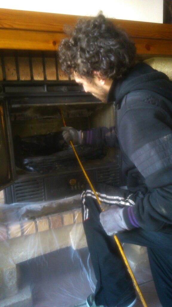 deshollinado chimenea