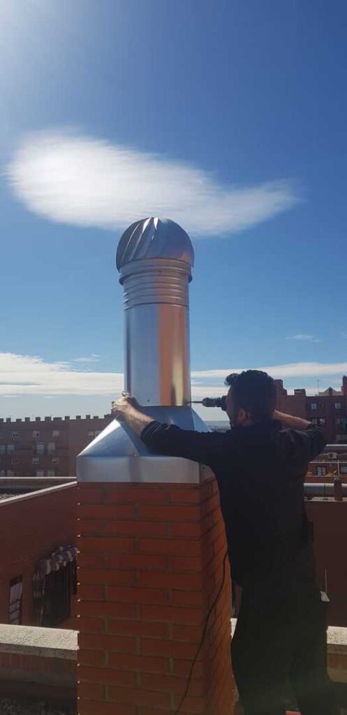 instalar extractor eolico